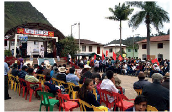 Acto de homenaje a la memoria de Juan de la Cruz, en Cabrera (Sumapaz) (enero 2015)