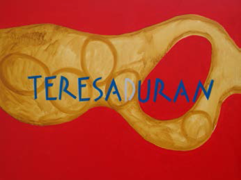 Pintura de la serie Mujeres Maestras II, dedicada a Teresa Durán
