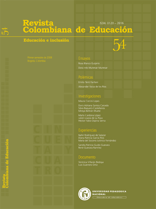 					Ver Núm. 54 (2008): Educación e Inclusión (ene-jun)
				