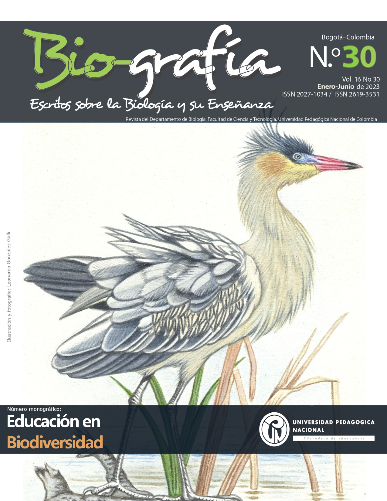 					Ver Vol. 16 Núm. 30 (2023): Número monográfico: Educación en Biodiversidad 
				